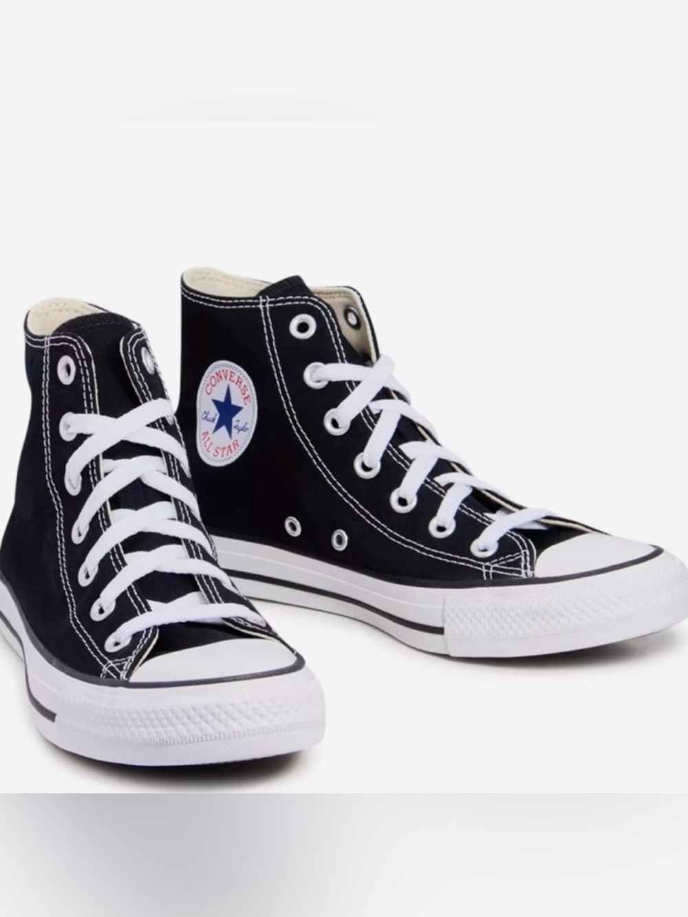 Converse High Top Sneakers in Black and White